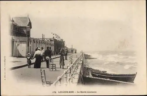 Ak Luc sur Mer Calvados, La Maree Montante