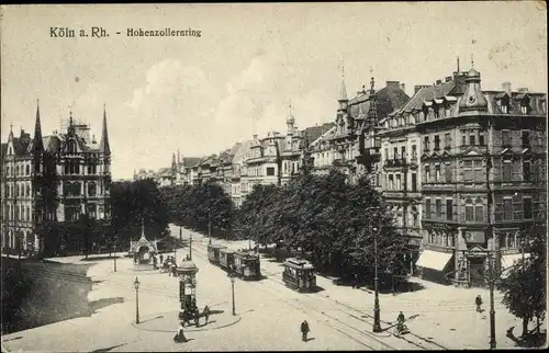 Ak Köln am Rhein, Hohenzollernring