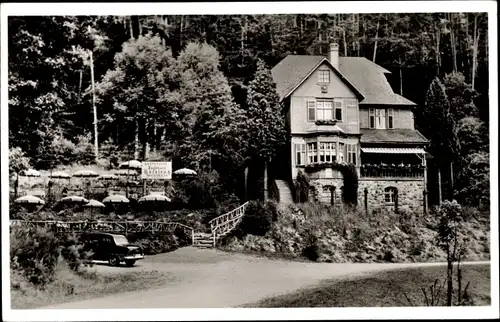 Ak Bad Orb Spessart, Cafe Jagdhaus Haselruh, Inh. Heinz Stahr