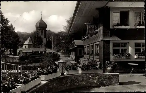 Ak Hinterzarten im Schwarzwald, Hotel Adler