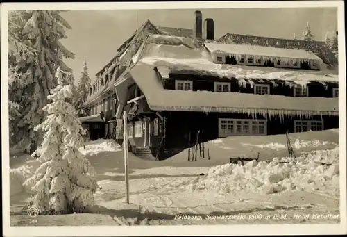 Ak Feldberg im Schwarzwald, Hotel Hebelhof