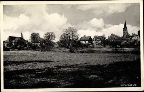 Ak Hermannsburg Südheide in der Lüneburger Heide, Teilansicht