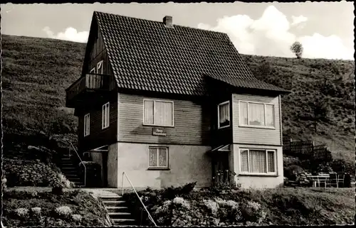 Ak Wildemann Clausthal Zellerfeld im Oberharz, Haus Wiesenhang, Spiegeltal