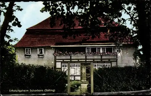 Ak Schorborn Deensen in Niedersachsen, Erholungsheim, Außenansicht