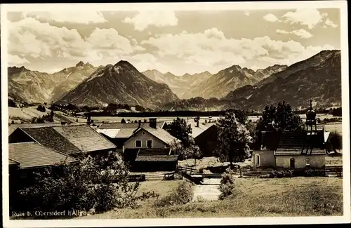 Ak Rubi Oberstdorf im Allgäu Bayern, Teilansicht, Häuser