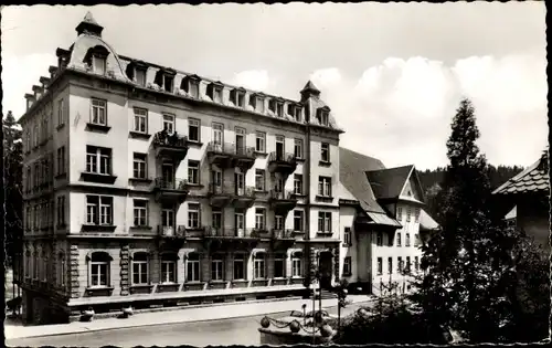 Ak Schönwald im Schwarzwald, Kurhaus Adler, Sanatorium