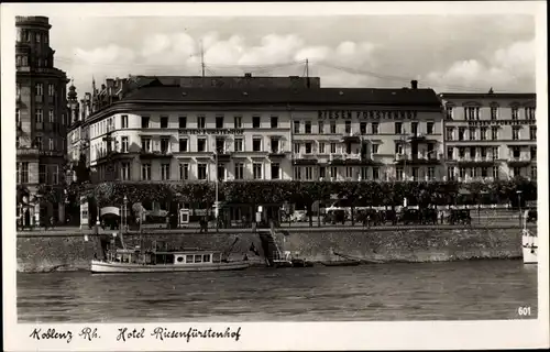 Ak Koblenz in Rheinland Pfalz, Hotel Riesen Fürstenhof