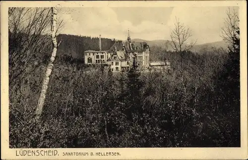 Ak Hellersen Lüdenscheid im Märkischen Kreis, Sanatorium