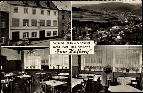 Ak Dhron Neumagen an der Mosel, Gasthof Zum Hofberg, Gesamtansicht