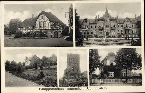 Ak Volmarstein Wetter an der Ruhr, Knappschaftsgenesungsheim, Ruine