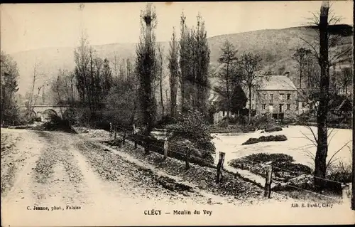 Ak Clécy Calvados, Moulin du Vey