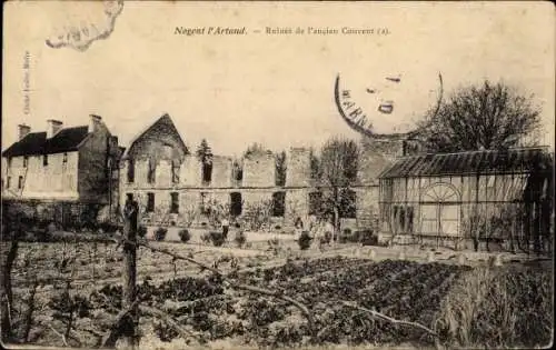 Ak Nogent l’Artaud Aisne, Ruines de l'ancien Couvent