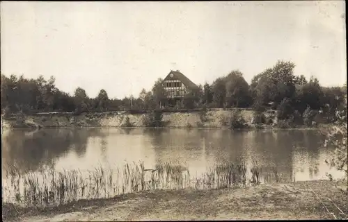 Foto Ak Mellendorf Wedemark in Niedersachsen, Naturfreundehaus am Lönssee, Ortsgruppe Hannover