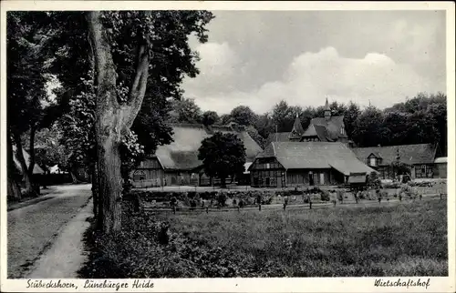 Ak Hötzingen Soltau im Heidekreis, Stübeckshorn, Straßenpartie