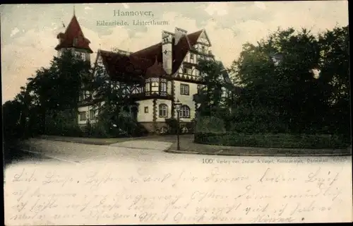 Ak Eilenriede Hannover in Niedersachsen, Listerturm