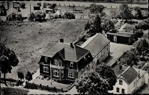 Ak Rickling in Holstein, Freizeitheim Altes Brüderhaus, Fliegeraufnahme