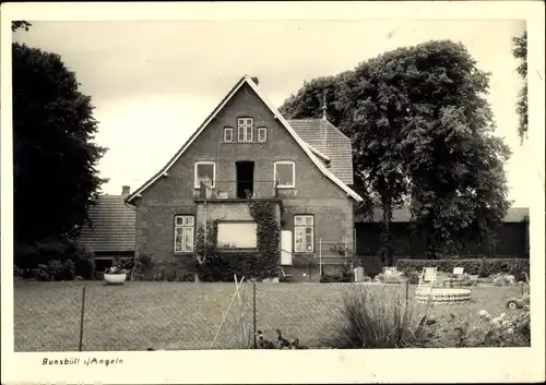 Ak Bunsbüll Mittelangeln in Schleswig Holstein, Wohnhaus