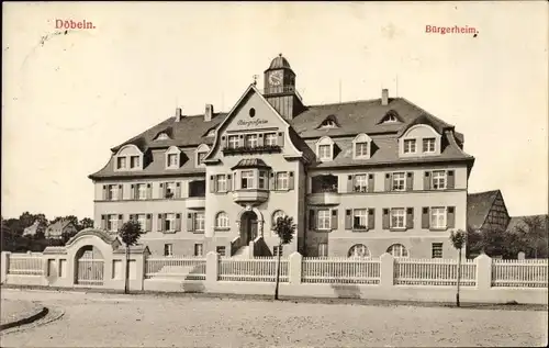 Ak Döbeln in Sachsen, Bürgerheim