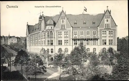 Ak Chemnitz Sachsen, Kaiserliche Oberpostdirektion