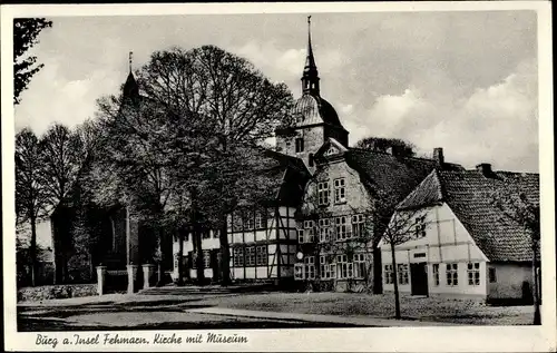 Ak Burg auf der Insel Fehmarn, Kirche mit Museum