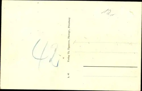 Ak Glücksburg an der Ostsee, Seebrücke