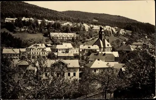 Ak Schmiedeberg im Erzgebirge, Teilansicht