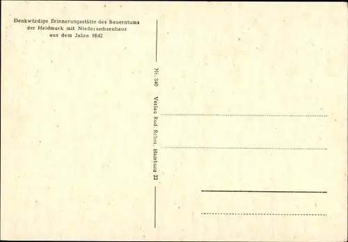 Ak Bad Fallingbostel Lüneburger Heide, Hof der Heidmark