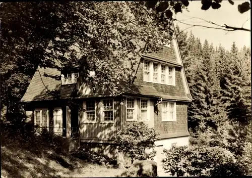 Ak Allersdorf Großbreitenbach in Thüringen, Bad Finkenmühle, FDGB Erholungsheime, Haus Waldeck