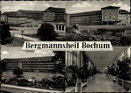 Ak Bochum Ruhrgebiet, Bergmannsheil, Krankenanstalten