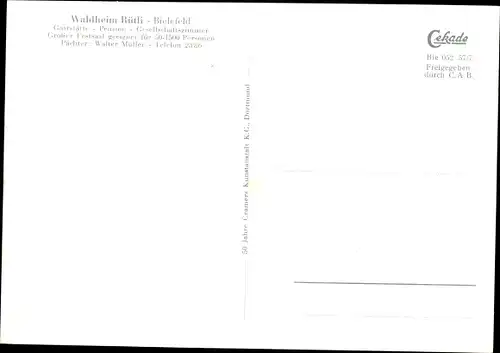 Ak Bielefeld in Nordrhein Westfalen, Waldheim Rütli