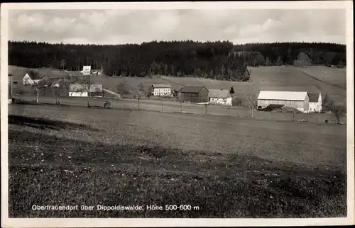 Ak Oberfrauendorf Glashütte im Osterzgebirge, Gesamtansicht