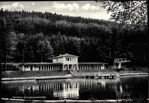 Ak Georgsmarienhütte in Niedersachsen, Waldbad