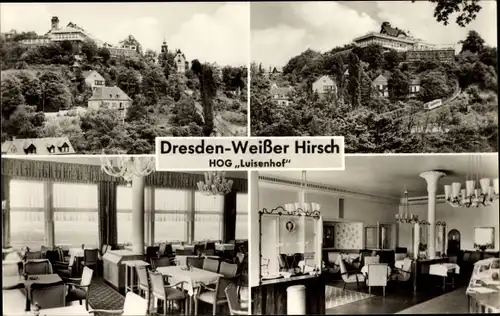 Ak Dresden Weißer Hirsch, HOG Luisenhof