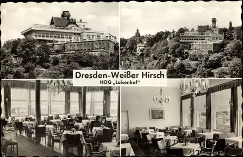Ak Dresden Weißer Hirsch, HOG Luisenhof