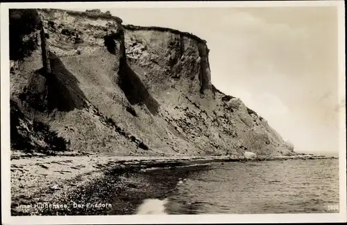 Ak Insel Hiddensee in der Ostsee, Der Enddorn, Küstenlandschaft