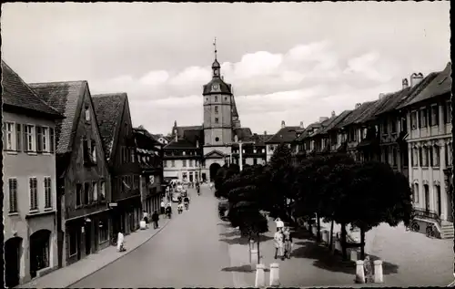 Ak Ansbach in Mittelfranken Bayern, Maximilianstraße