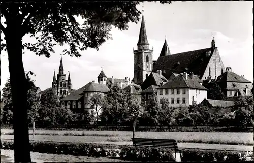 Ak Ansbach in Mittelfranken Bayern, Gumbertus- und Johanniskirche