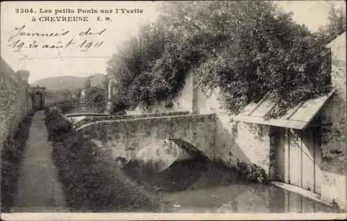 Ak Chevreuse Yvelines, Les petits Ponts sur l'Yvette