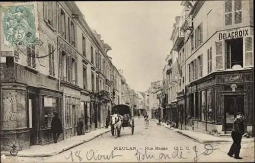 Ak Meulan en Yvelines, Rue Basse