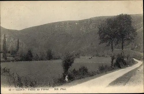 Ak Clécy Calvados, Vallee de l'Orne