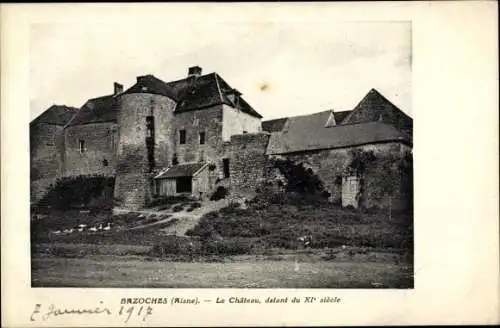 Ak Bazoches sur Vesles Aisne, Le Chateau