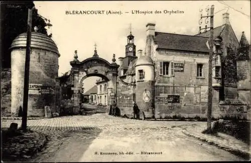 Ak Blerancourt Aisne, L'Hospice des Orphelins