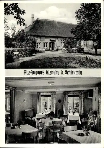 Ak Klensby Schaalby Schleswig Holstein, Restaurant