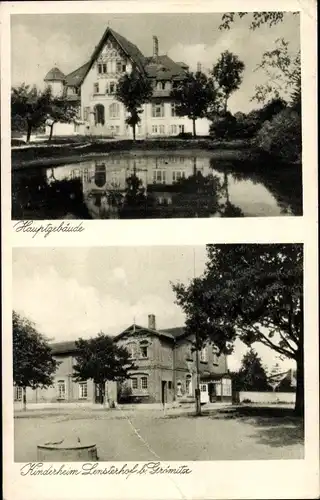 Ak Lenste Grömitz in Ostholstein, Kinderheim Lensterhof, Hauptgebäude