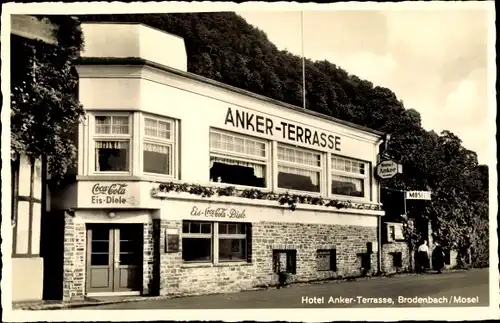 Ak Brodenbach an der Mosel, Hotel Anker Terrasse