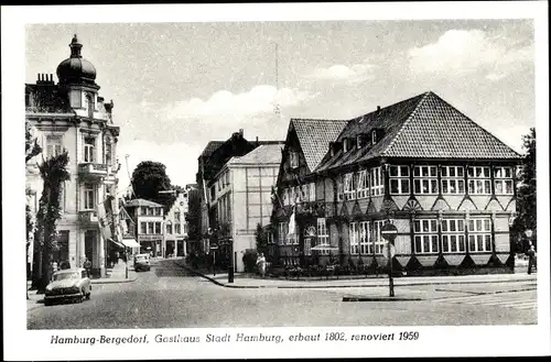 Ak Hamburg Bergedorf, Gasthof Stadt Hamburg