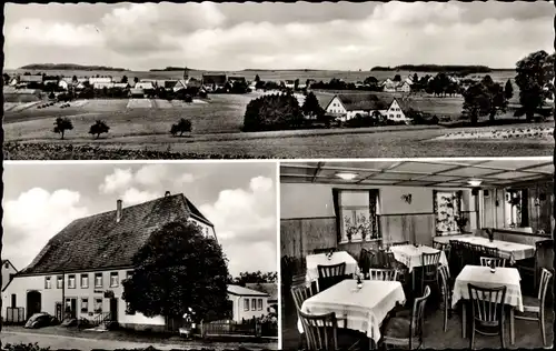 Ak Biesingen Bad Dürrheim Baden Württemberg, Gasthaus zum Löwen, Panorama