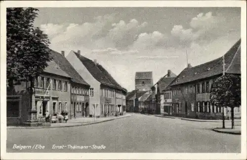 Ak Belgern in Sachsen, Ernst Thälmann Straße