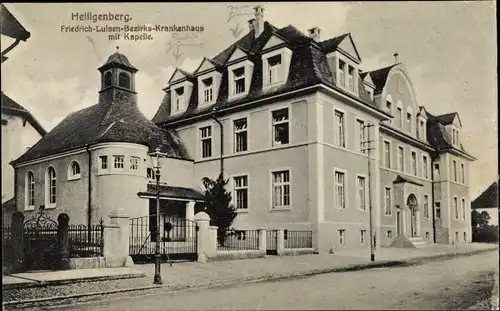 Ak Heiligenberg in Baden, Friedrich Luisen Bezirkskrankenhaus mit Kapelle