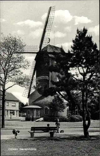 Ak Dülken Viersen in Nordrhein Westfalen, Narrenmühle, Windmühle